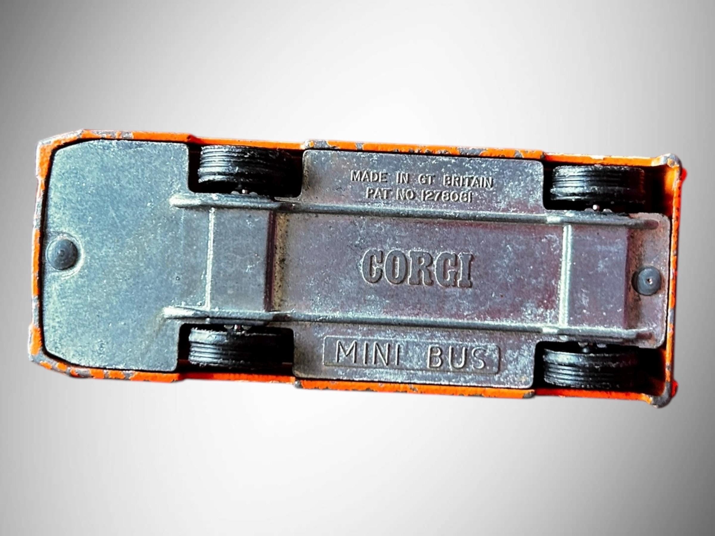 Vintage 1970s Corgi 701 Hi Speed Inter-city Mini Bus Made in Great