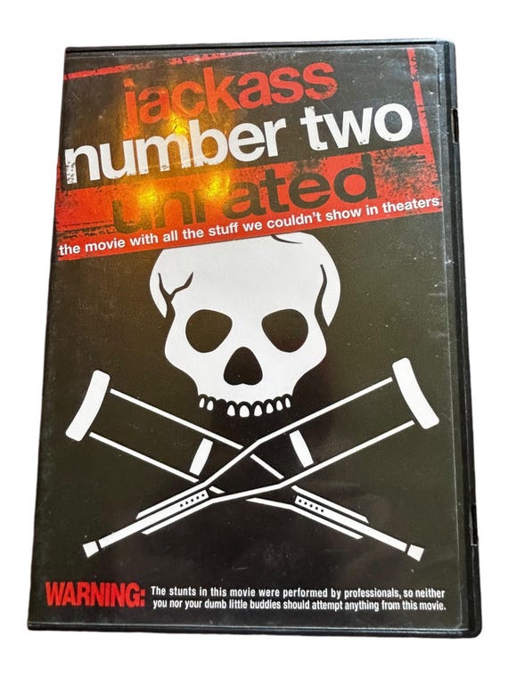 Jackass Number Two (unrated) (DVD) Johnny Knoxville Steve-o Chris