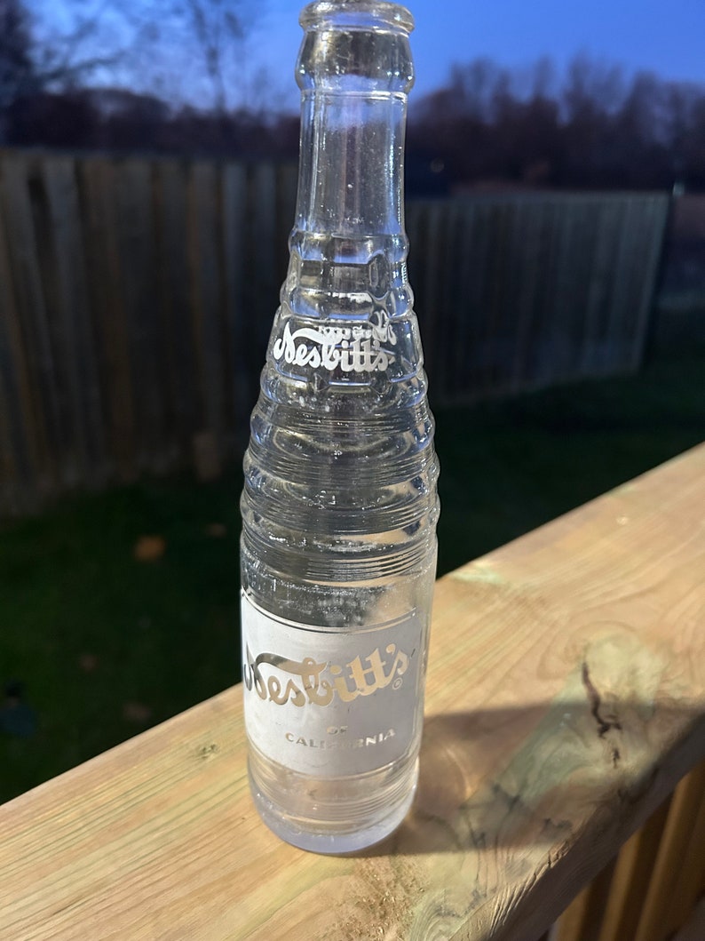 Rare Collectible NESBITT'S Soda Bottle ACL 10oz Ottawa Canada Orange Etsy