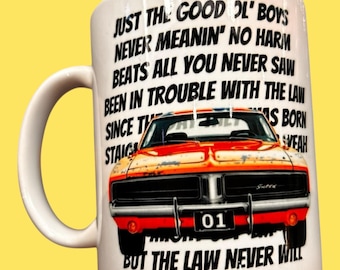 Taza de café de Los Dukes de Hazzard a tu elección