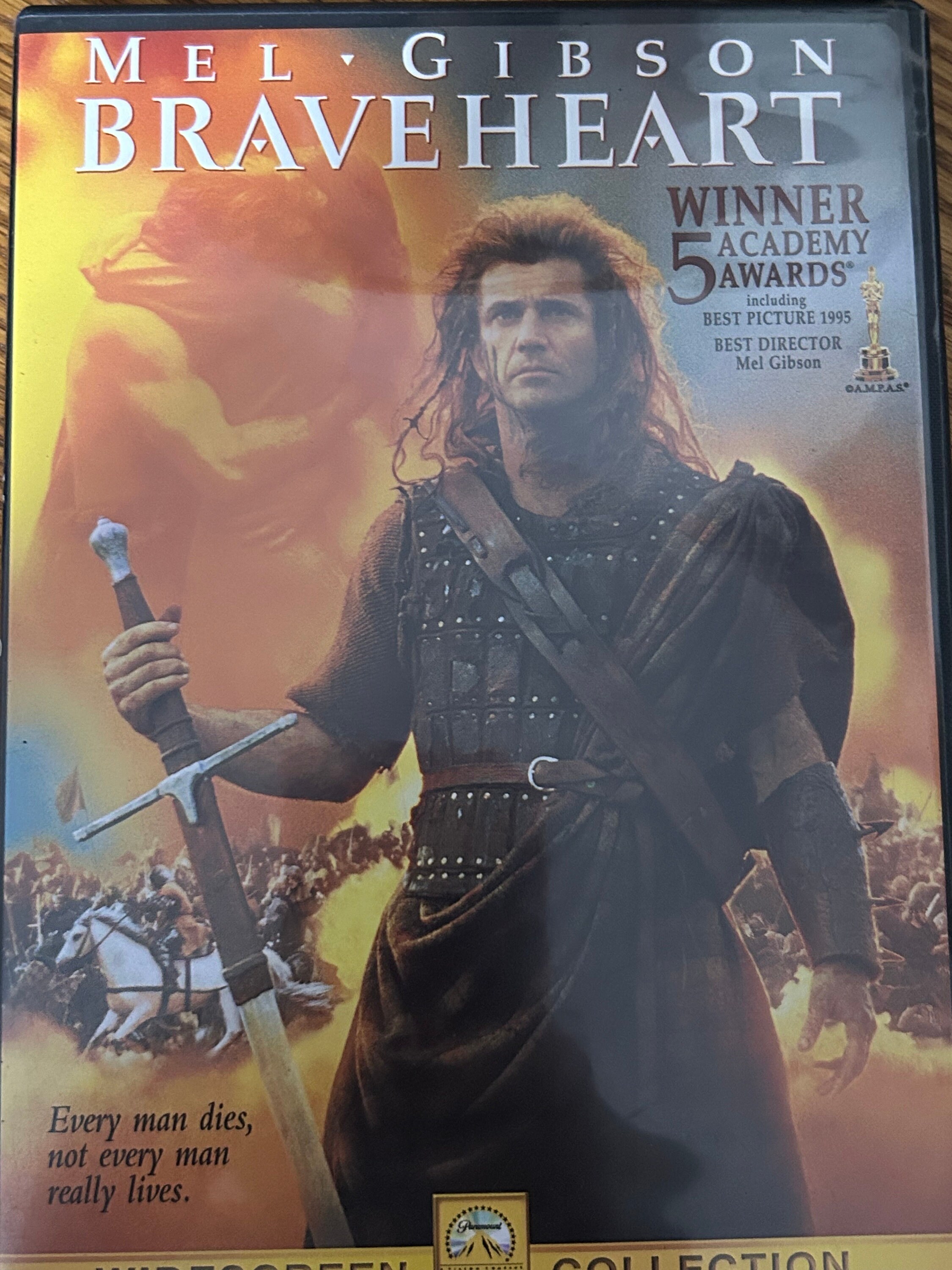 Braveheart (1995) DVD Widescreen Collection Mel Gibson Region 1