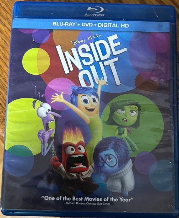 Disney Pixar Inside Out DVD Only No Blu-ray or Bonus Disk Region 1