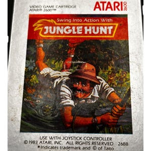 Jungle Hunt Sur Atari 2600 - Cartouche Seule, Jeu Vintage 1983