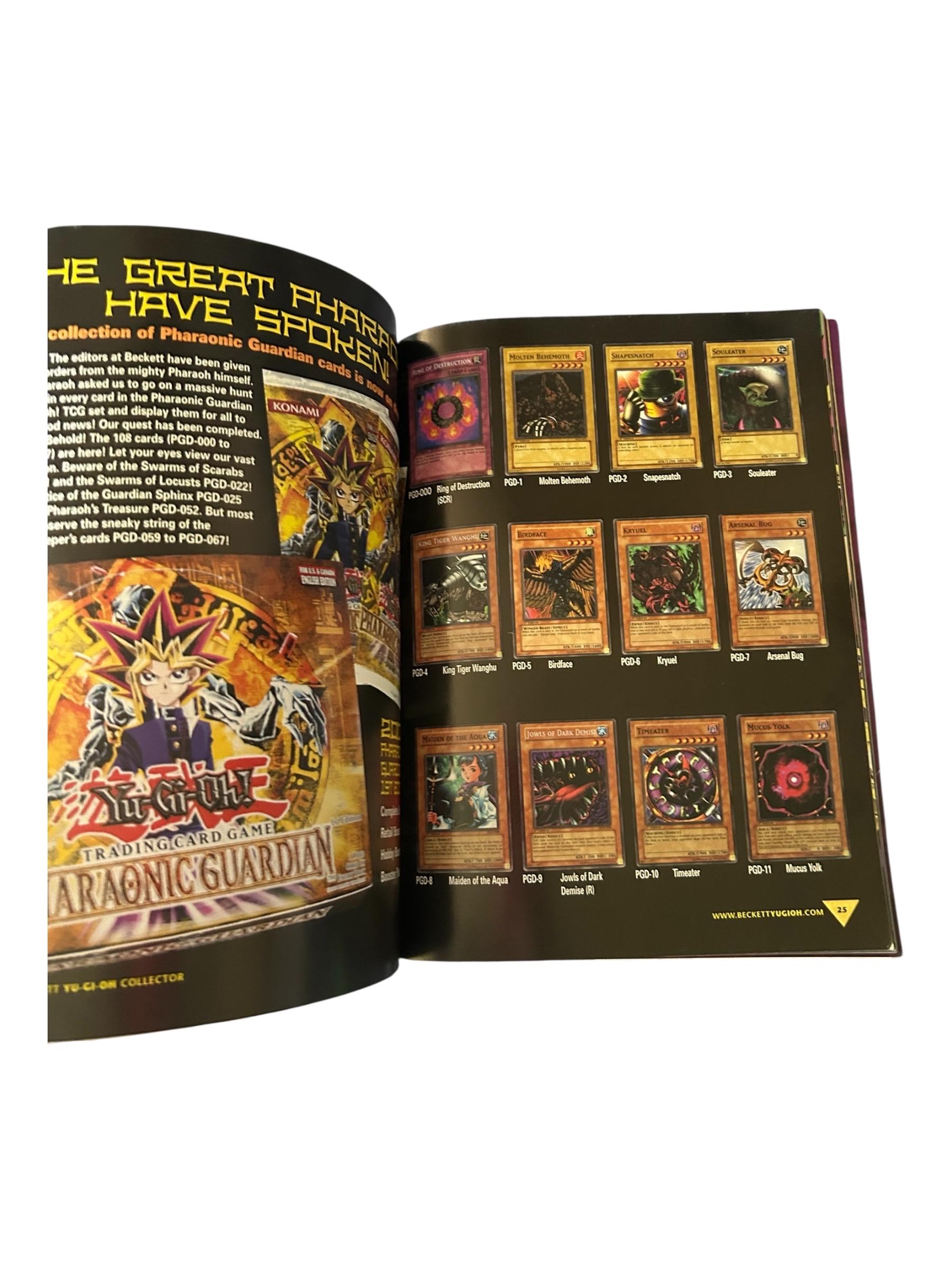 Beckett Yugioh Collector Magazine Price Guide Issue #8 October November  2003 - Etsy