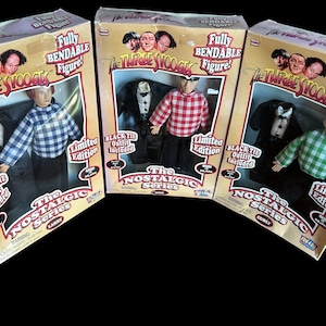 Three Stooges Figurines - Etsy