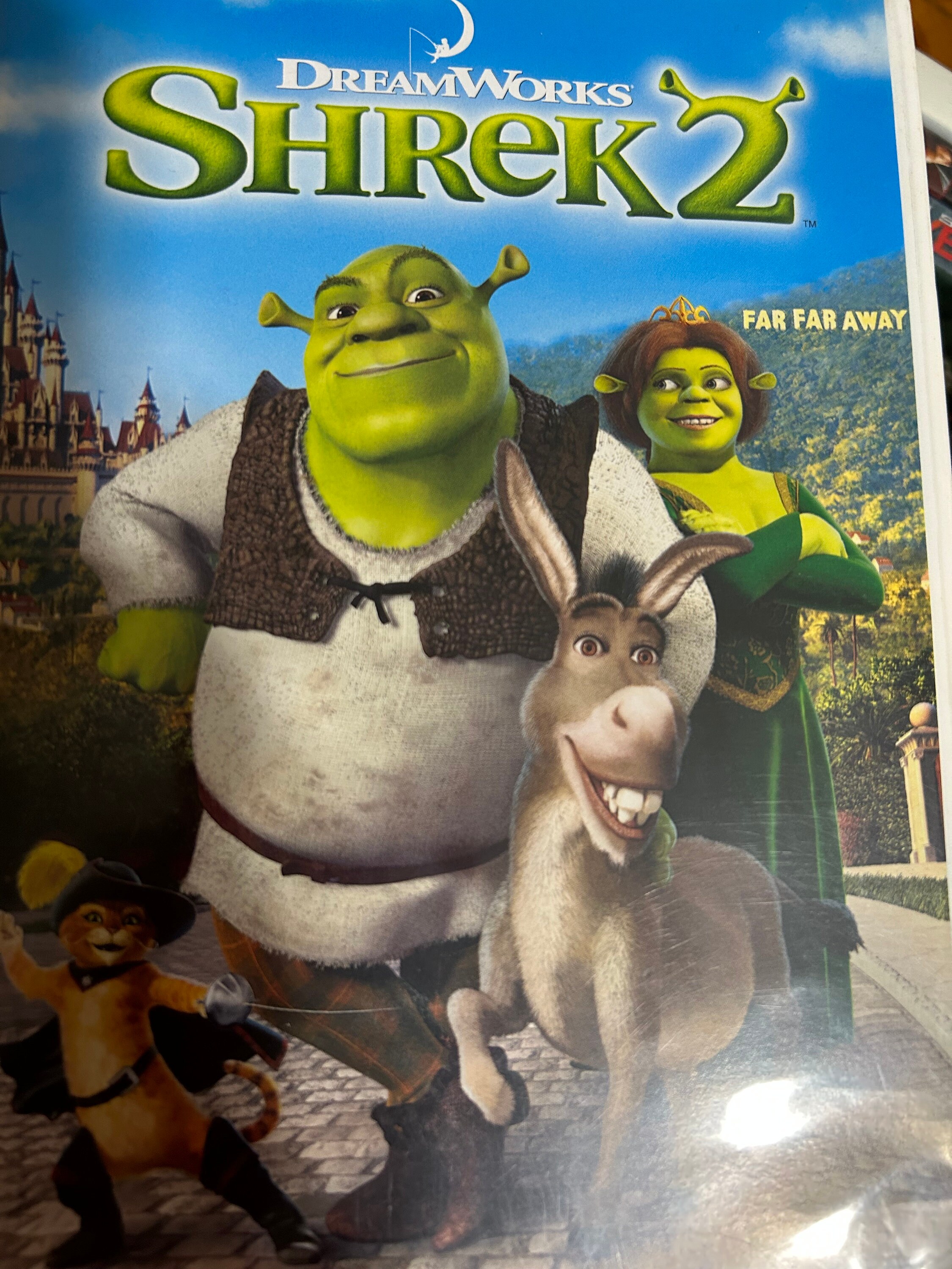 シュレック2 DVD、2004年、ワイドスクリーン、中古DVDリージョン1