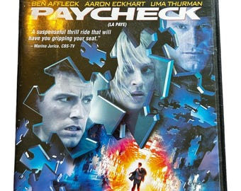 Paycheck DVD Movie 2004 Ben Affleck Uma Thurman Region