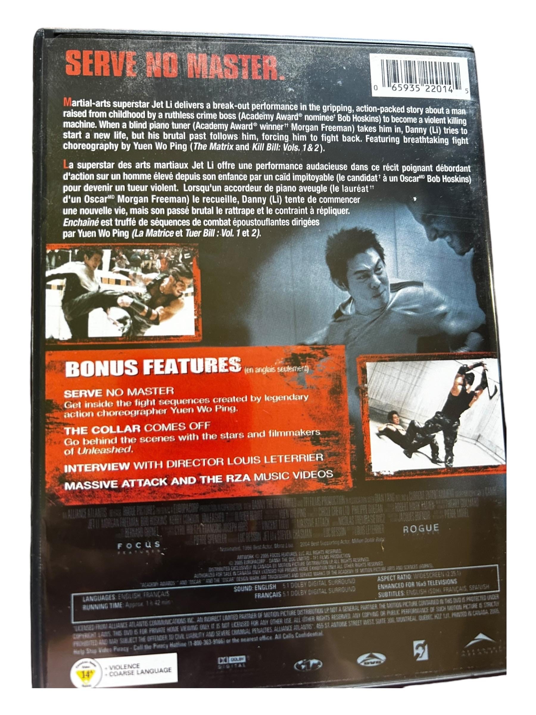 Unleashed Jet Lee Morgan Freeman DVD, 2005, Extreme Version