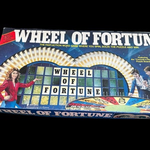 Vintage 1985 WHEEL OF FORTUNE Board Game By Pressman