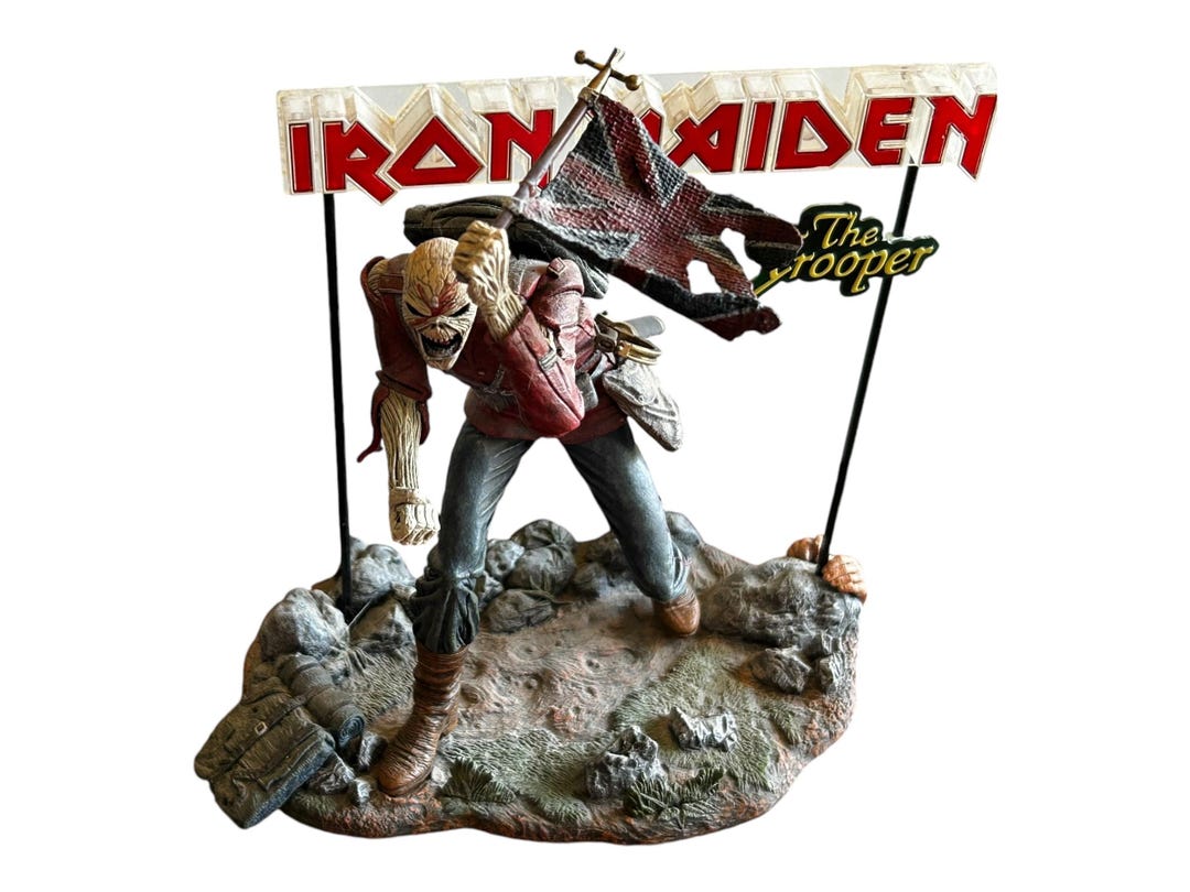 Amazon.com: Iron Maiden Eddie The Trooper McFarlane Action