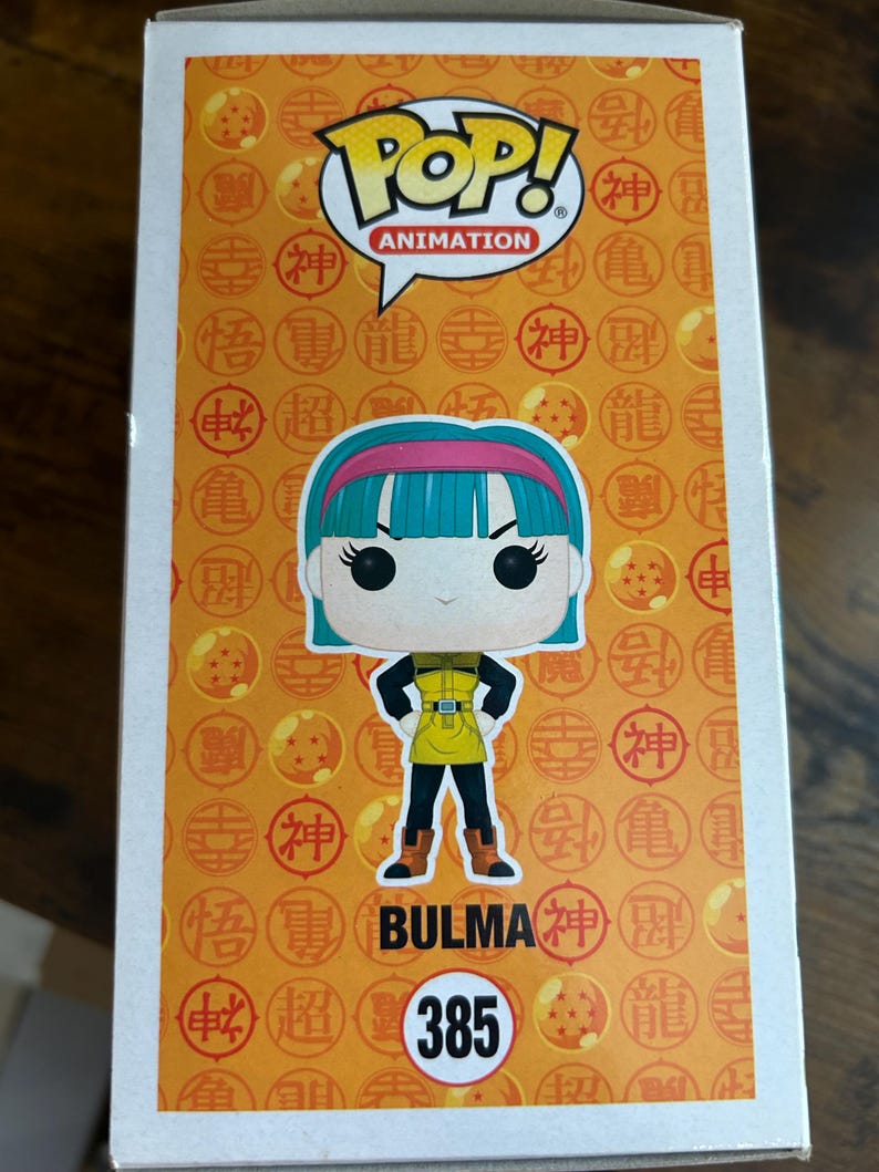 Funko Pop Animation Dragon Ball Z Bulma 385 - Etsy