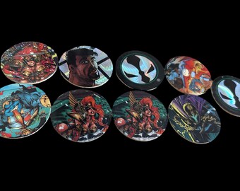 1995 Rare Spawn POGs Caps Collection Lot of 9