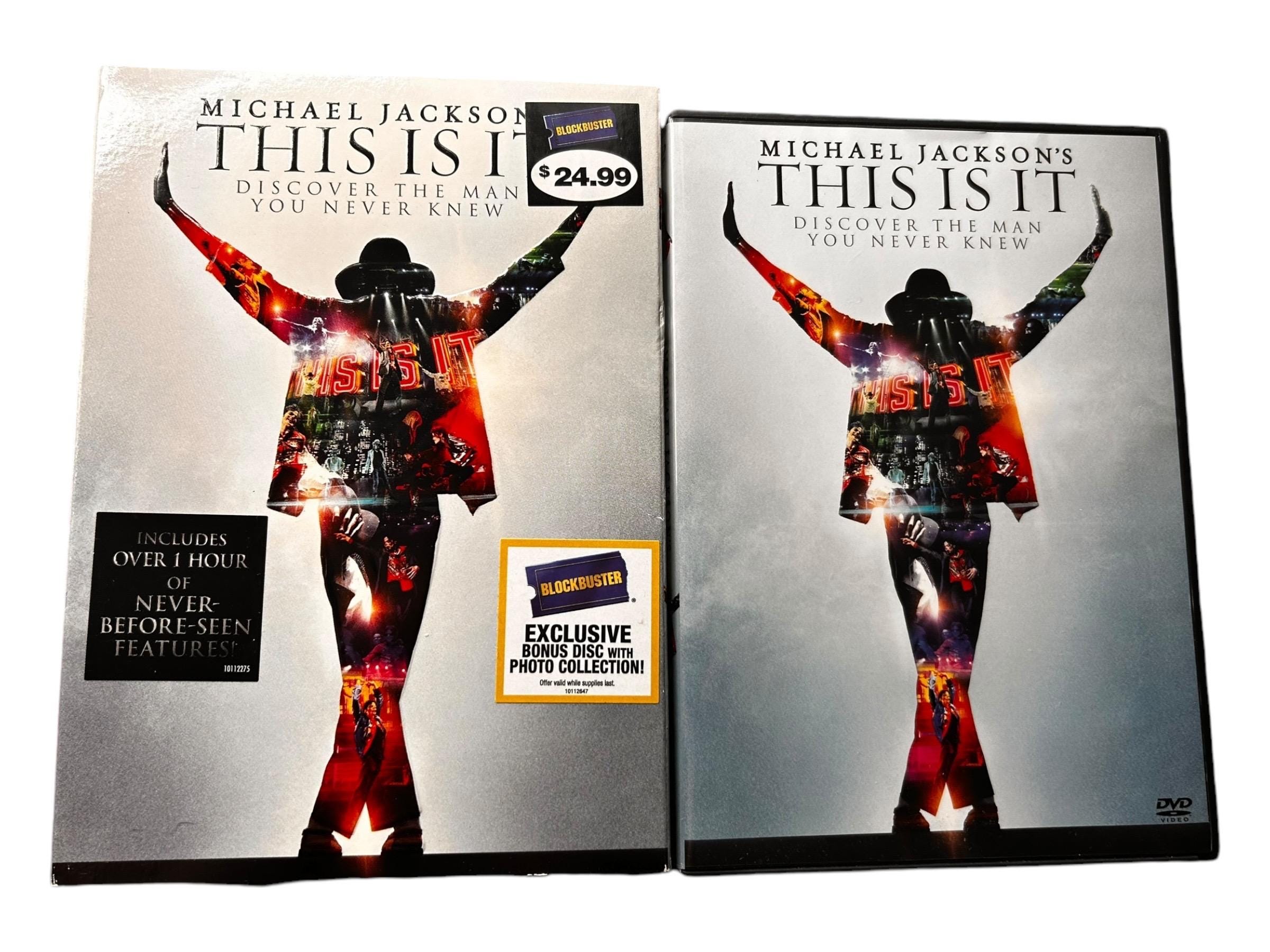 Michael Jackson's - This is It Blockbuster Exclusive 2 X DVD - Etsy