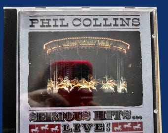 Phil Collins Pre Owned CD Serious Hits Live - Etsy