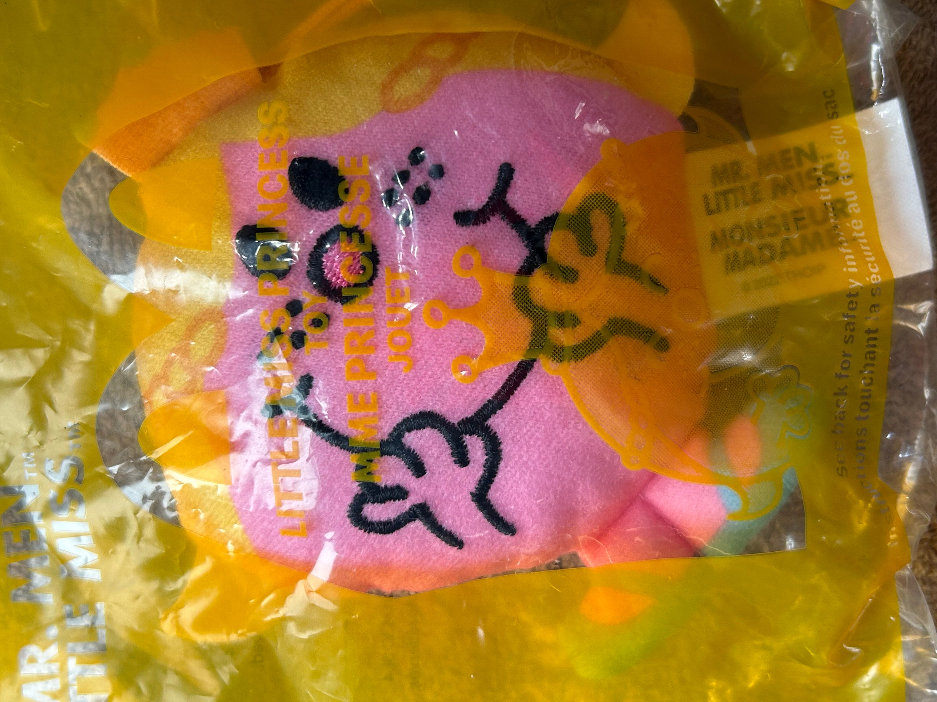 Mcdonalds Happy Meal Toy 2021 Mr Men / Little Miss Plush Soft MISS