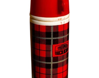 1970s Avon Empty Cologne Bottle Decanter Thermos