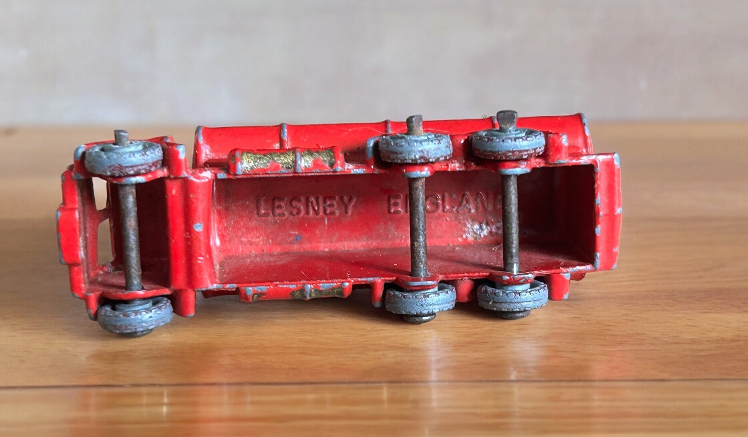 Vintage Lesney for Matchbox No. 11, Esso Petrol Tanker, Shiny Red
