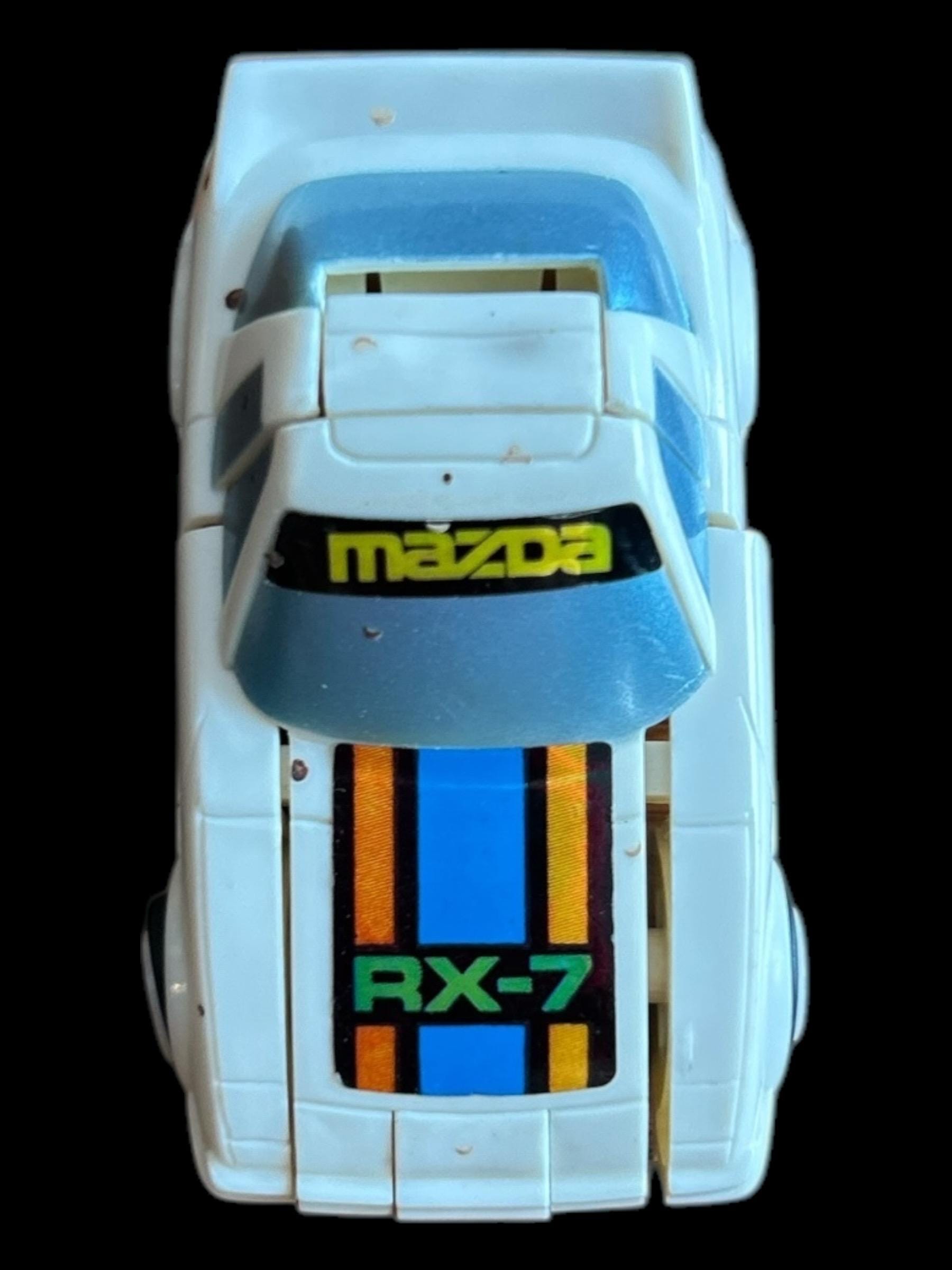 Vintage Esso Robot Racer Mazda RX7 Maruka Change Robot Transformer