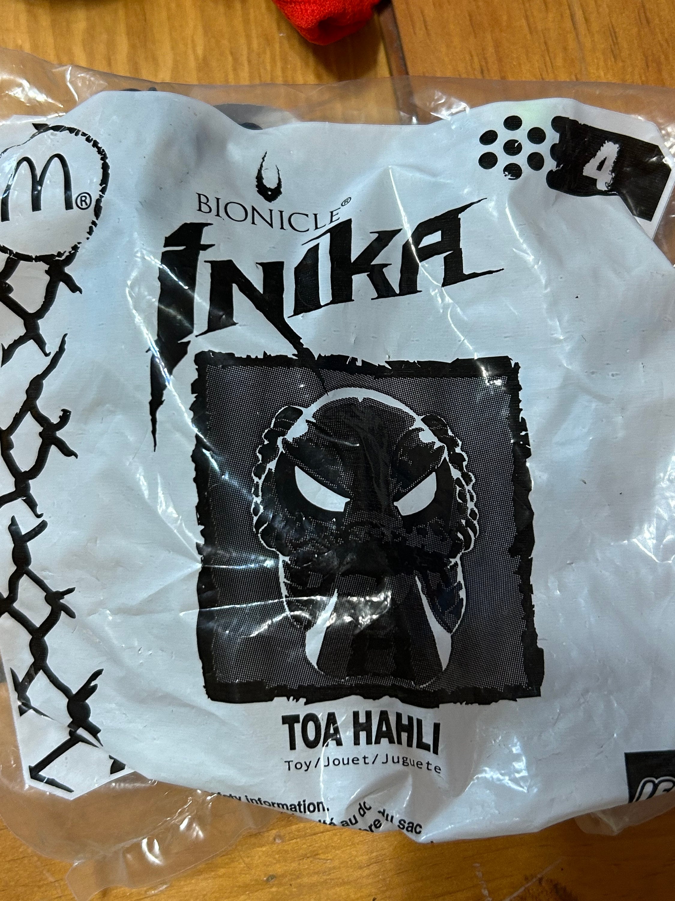 2006 LEGO Bionicle Inika Mcdonalds Happy Meal Toy - Toa Hahli #4