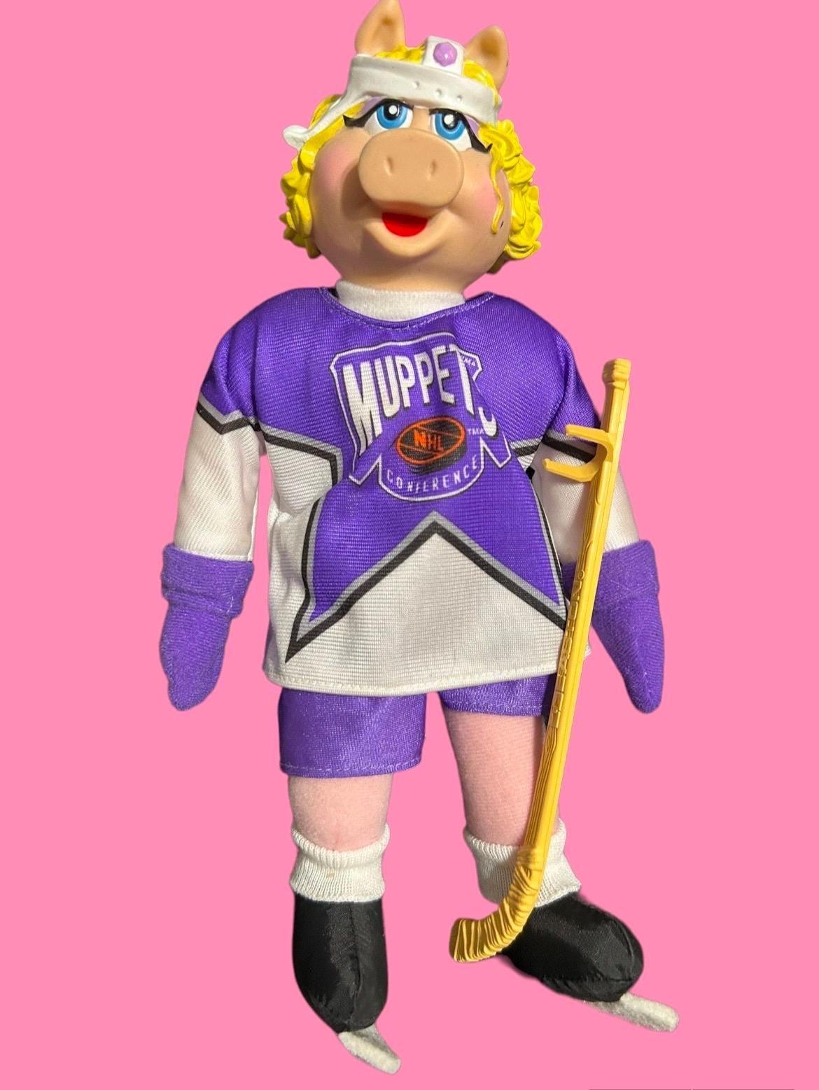 1995 Vintage NHL Kermit the Frog, Miss Piggy, Animal, Fozzie Bear