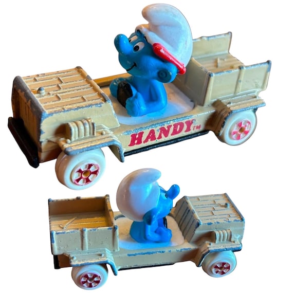 Smurfs Handy Smurf About Vintage Diecast 2.75