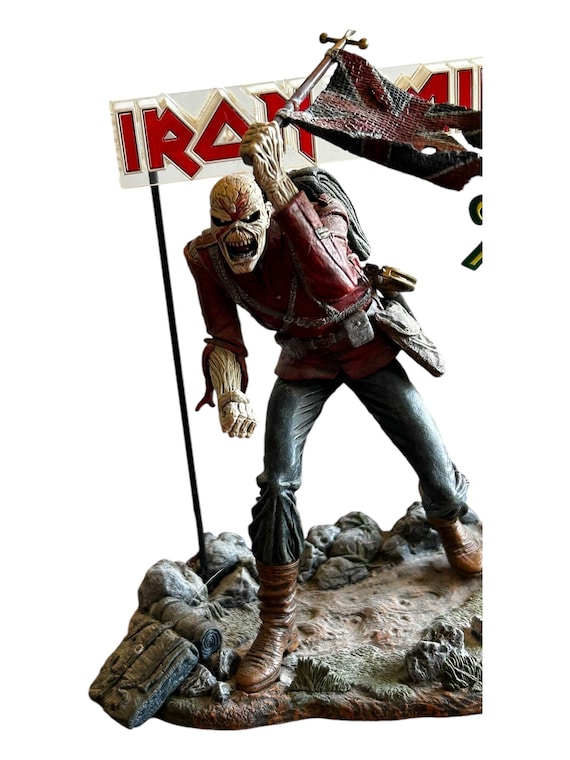 Vintage Rare Mcfarlane Iron Maiden Eddie the Trooper Figure