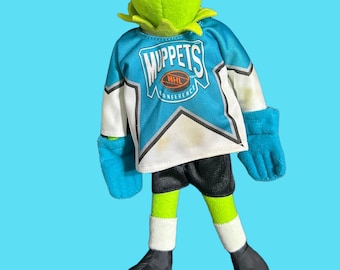 1995 Vintage NHL Kermit de Kikker, Miss Piggy, Animal, Fozzie Bear McDonald&#39;s Muppets Hockey Conference pluche jouw keuze!