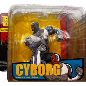 CYBORG Teen Titans - Briefbeschwerer 12 cm Büste Selten Neu in Verpackung