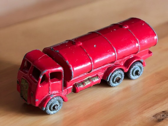 Vintage Lesney for Matchbox No. 11, Esso Petrol Tanker, Shiny Red