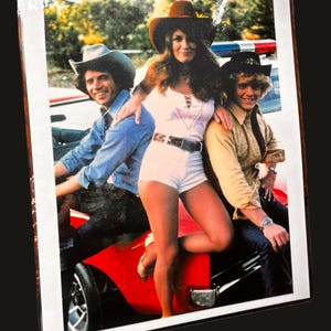 The Dukes of Hazzard Cast 8 x 10 photo plastifiée