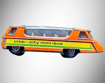 Vintage 1970s Corgi 701 Hi Speed Inter-city Mini Bus Made in Great