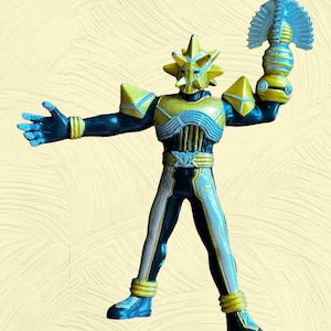 RARE 2006 Orange Head Krybot 4.25&quot; Bandai PVC Action Figure Power Rangers