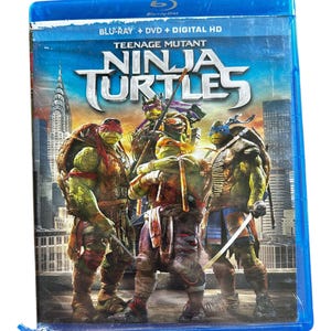 Teenage Mutant Ninja Turtles DVD Blu-Ray Set 2014