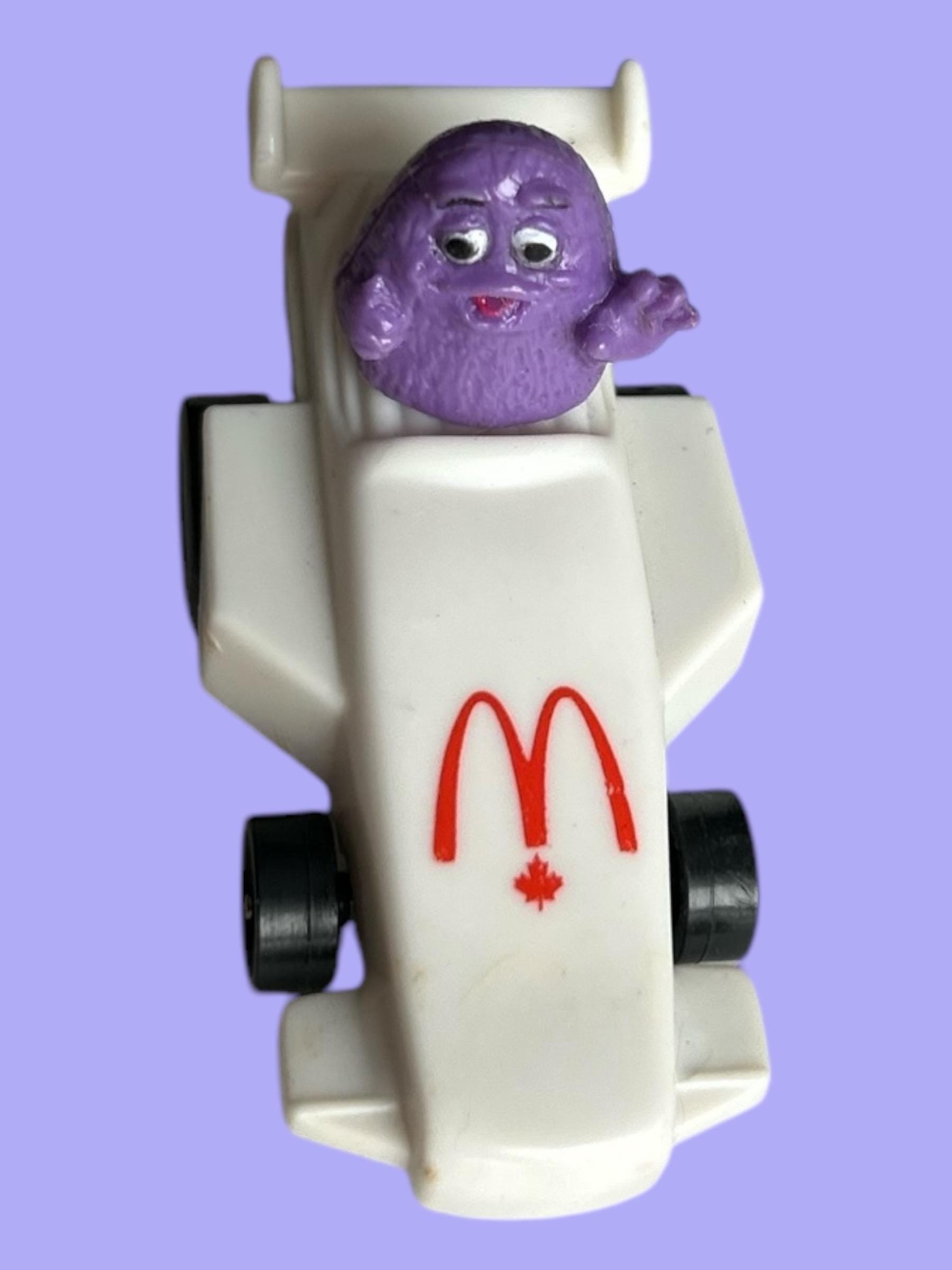 Mcdonalds Ronald Mcdonald in Race Car Original Gang Retro Vintage