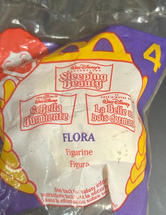 Mcdonalds Happy Meal 1996 Disney Sleeping Beauty 4 Flora Hole