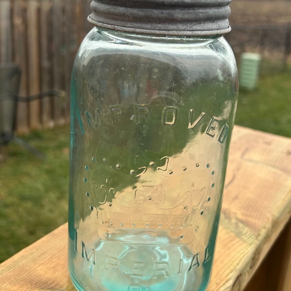 Imperial Glass Jar - Etsy