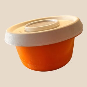Bol à mélanger Tupperware 3,0 L orange avec crème