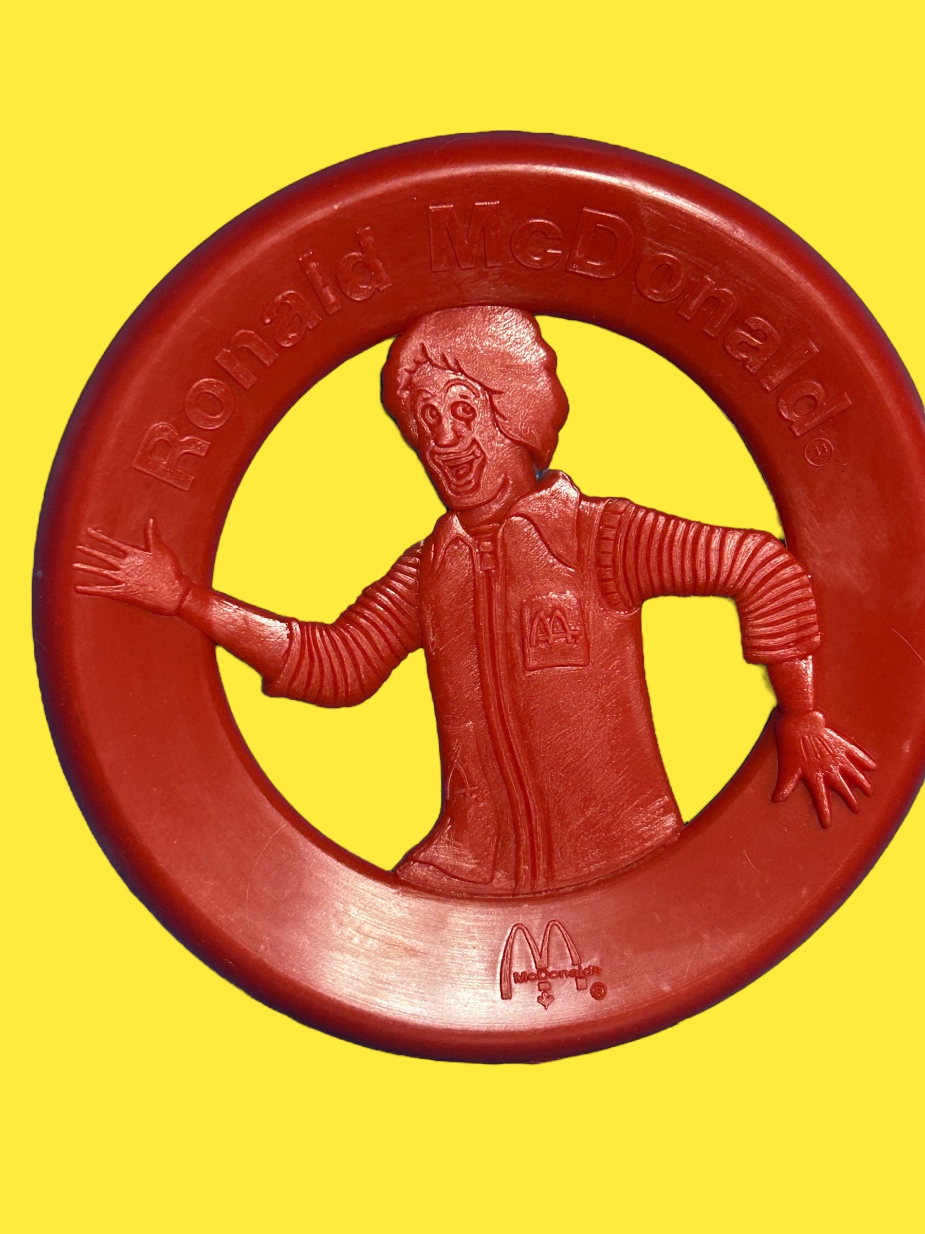 ロナルド・マクドナルド フリスビー McDonald's FLYING DISC マクドナルド フライングディスク レッド