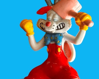Figurine Roger Rabbit – LJN 1987 – Flexible 35 Cm – Sans Boîte – Occasion