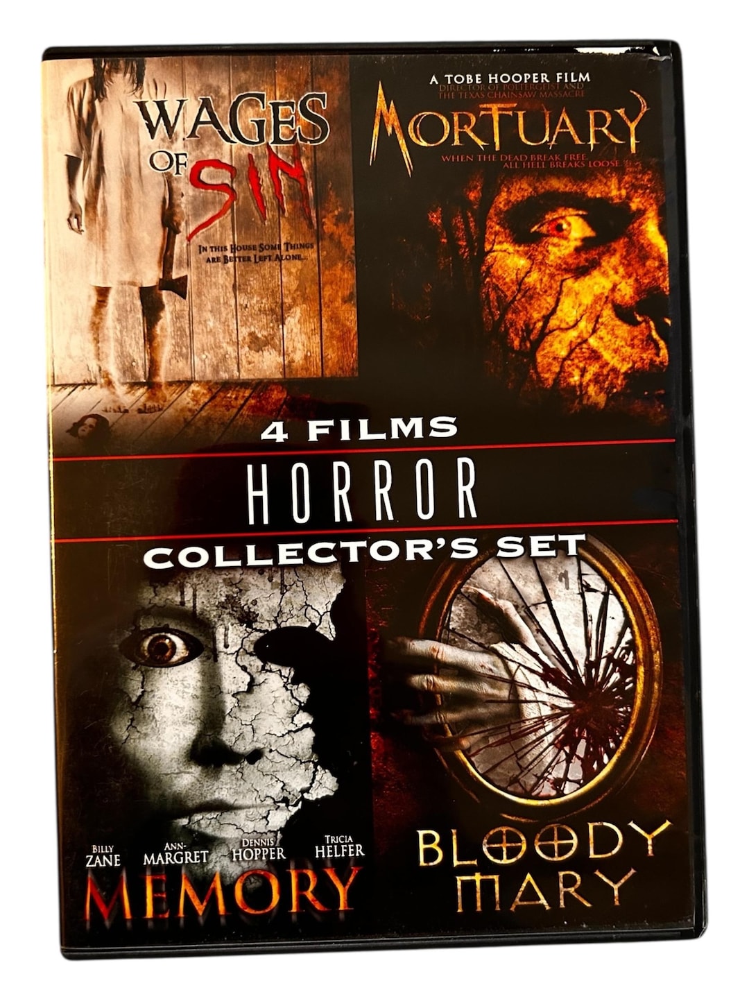 Horror DVD Collectors 4 Films Bloody Mary, Mortuary, Memory and