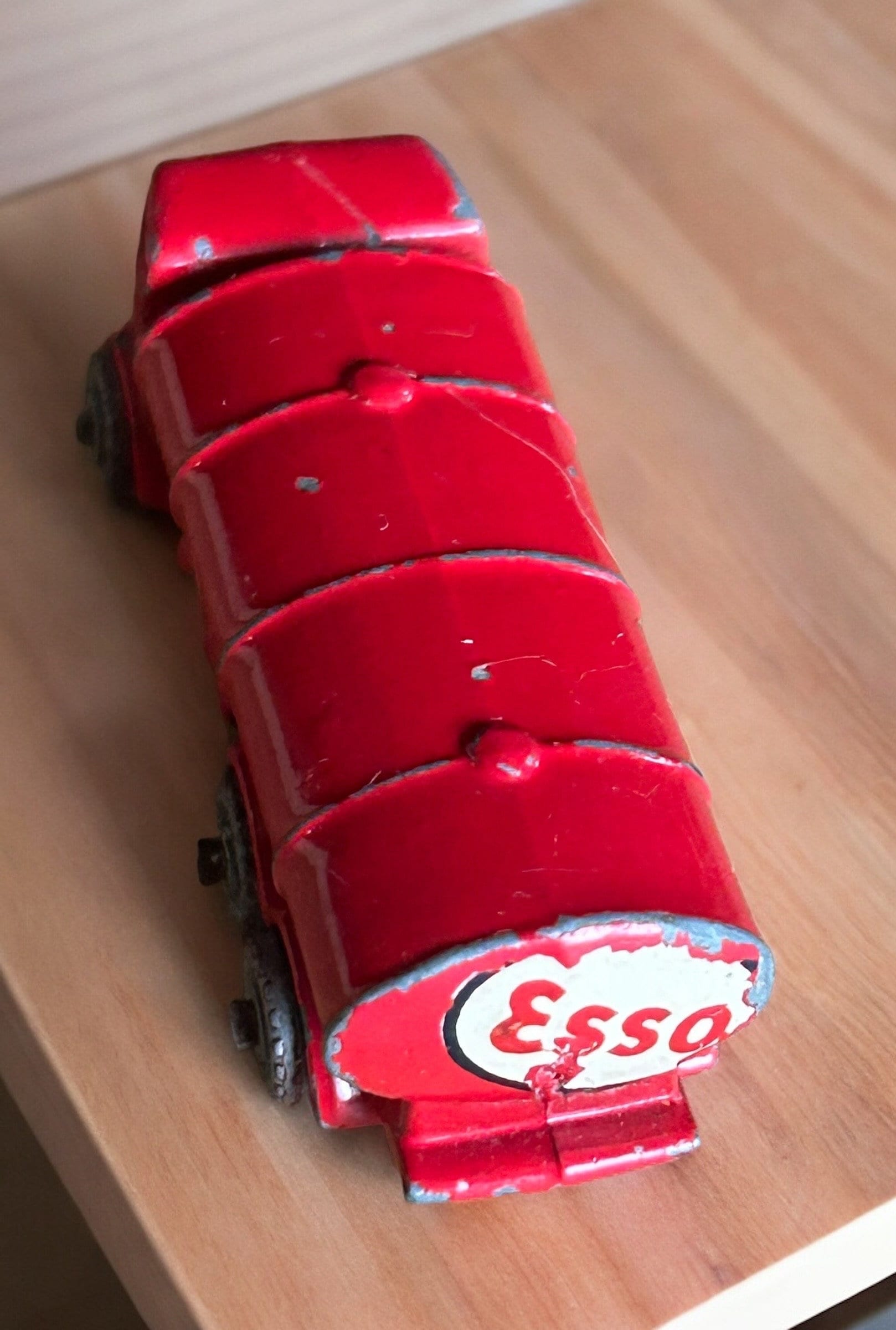 Vintage Lesney for Matchbox No. 11, Esso Petrol Tanker, Shiny Red