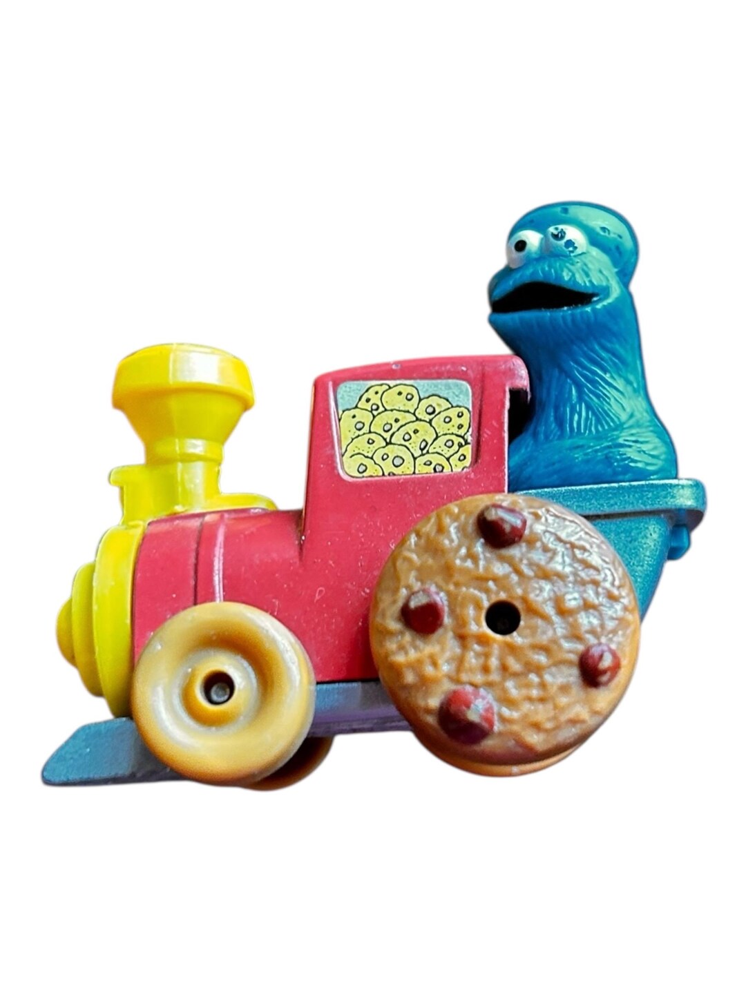 1981 Sesame Street Muppets Inc. Playskool Diecast Cookie Monster Train ...