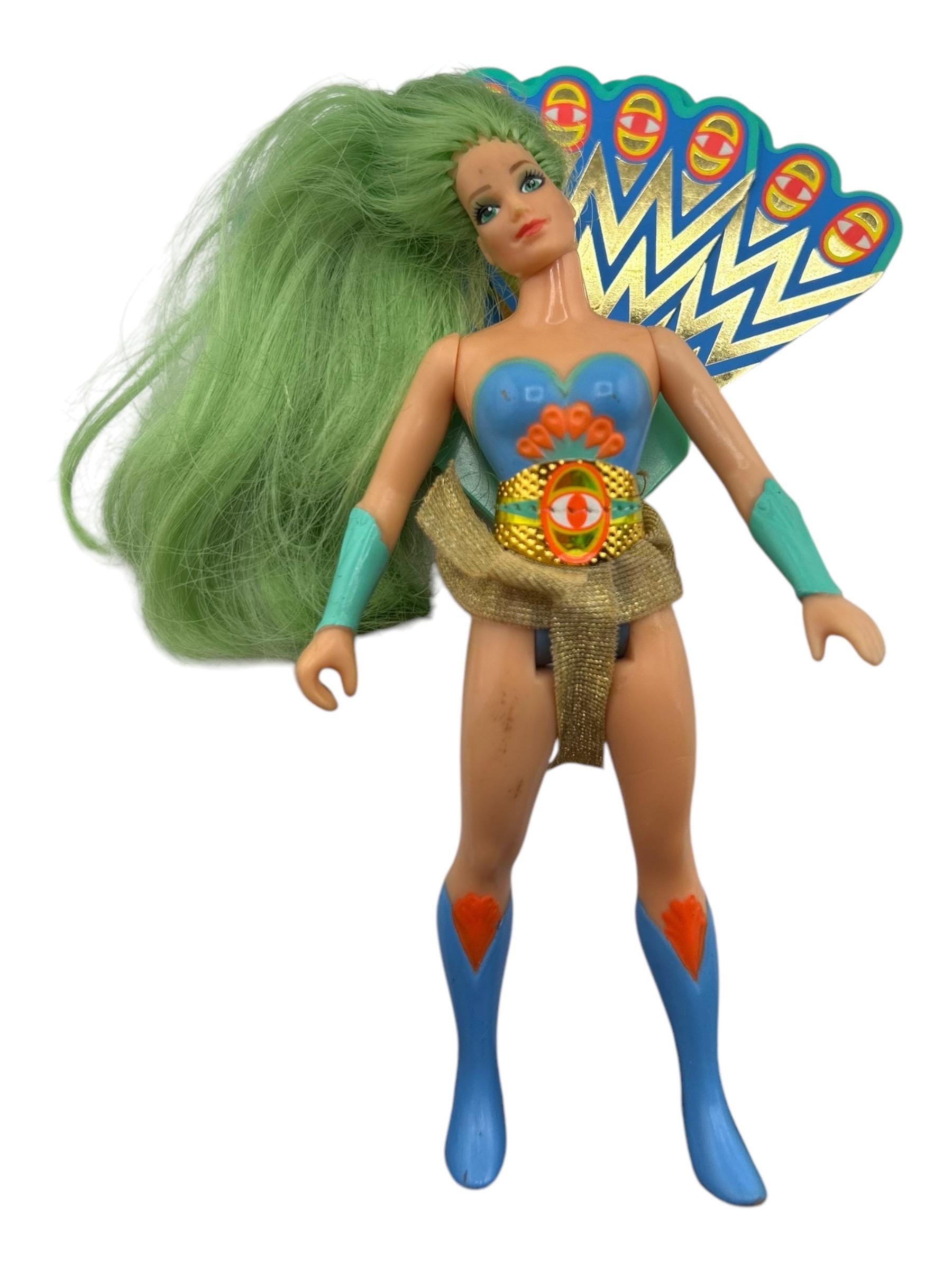 Vintage Princess of Power PEEKABLUE Peacoack Fan 1984 1985 Mattel
