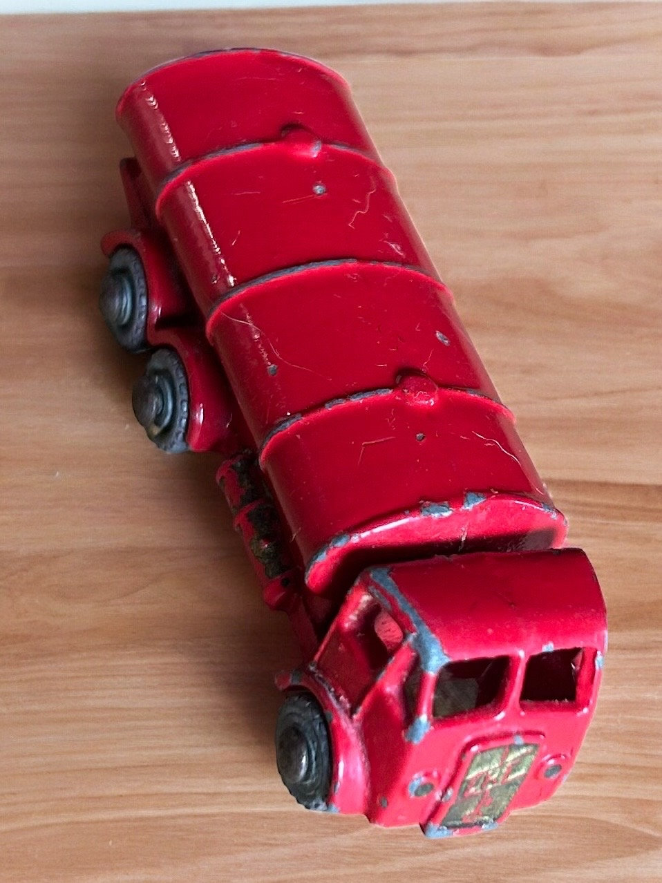 Vintage Lesney for Matchbox No. 11, Esso Petrol Tanker, Shiny Red