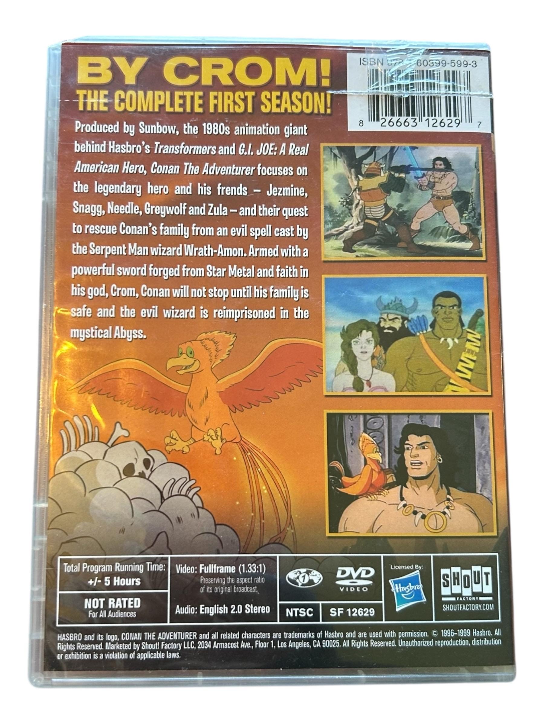 Conan the Adventurer: Season One DVD 1992 Animated Hasbro, Michael