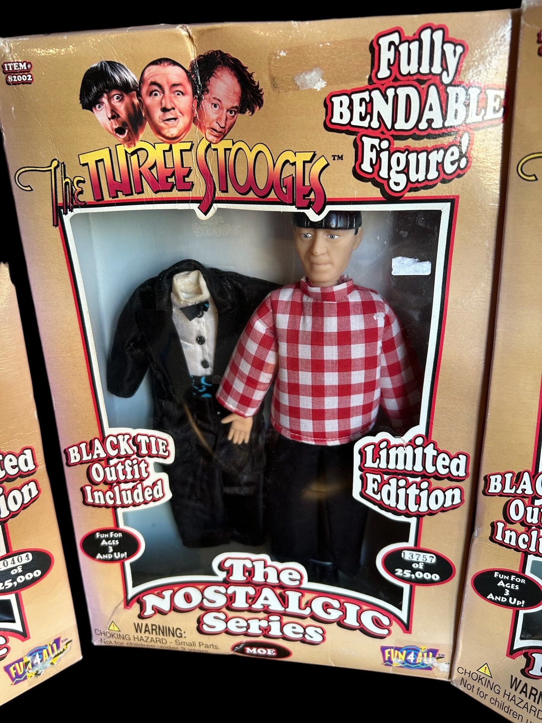 1997 the Three Stooges the Nostalgic Series Moe Larry Curly
