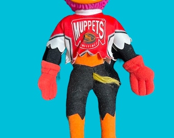 1995 Vintage NHL Kermit the Frog, Miss Piggy, Animal, Fozzie Bear McDonald's Muppets Hockey Conference Plush Your Choice!