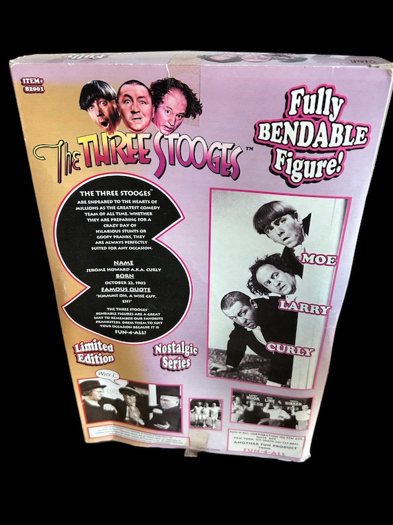 1997 the Three Stooges the Nostalgic Series Moe Larry Curly