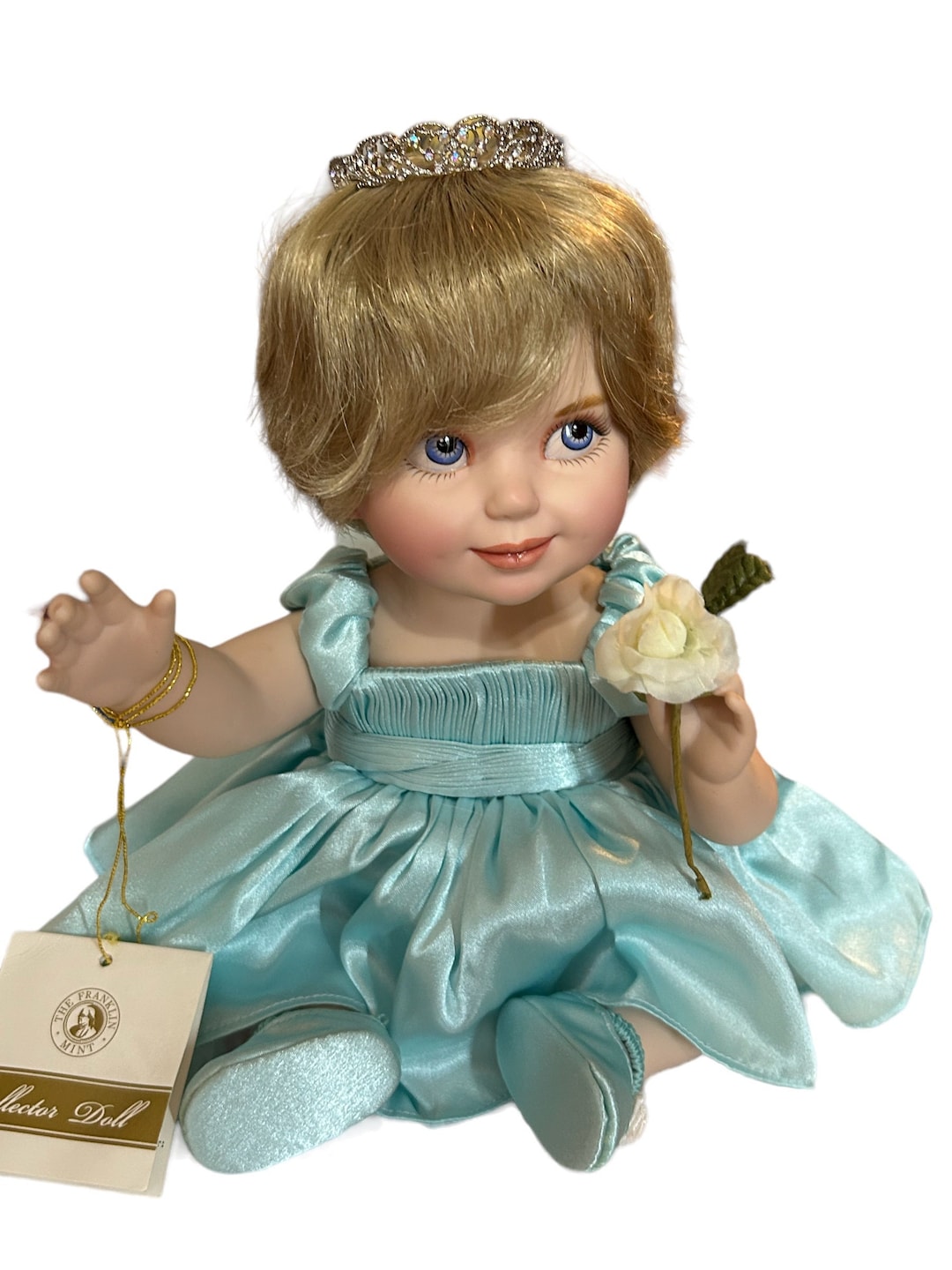 フランクリンミント　リトル・レディ　ダイアナ Franklin Mint Porcelain Doll Baby Princess Diana Portrait With