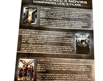 X-men Trilogy 3 DVD Box Set Hugh Hackman Rebecca Romijn Halle